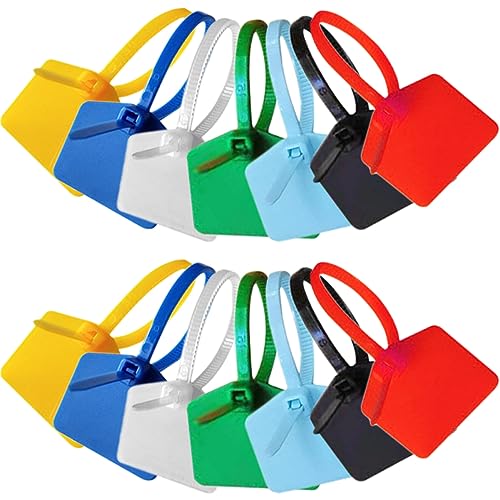 OSOLADY 120Stücke Nylon Kabelbinder mit Etiketten Selbstverriegelnd Farben Rot Gelb Blau Grün für Kabelmanagement und Aufbewahrung von Datenkabeln OSOLADY 120Stücke Nylon Kabelbinder mit Etiketten Selbstverriegelnd Farben Rot Gelb Blau Grün für Kabelmanagement und Aufbewahrung von Datenkabeln von OSOLADY