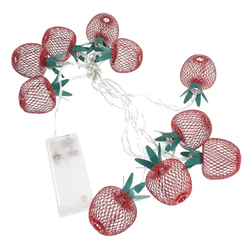 OSOLADY 1Satz Hängende LED Lichterkette mit Design Rote Äpfel Batteriebetrieben für Party Dekoration Valentinstag und Weihnachten Sicher und Leicht Verbessert OSOLADY 1Satz Hängende LED Lichterkette mit Design Rote Äpfel Batteriebetrieben für Party Dekoration Valentinstag und Weihnachten Sicher und Leicht Verbessert von OSOLADY
