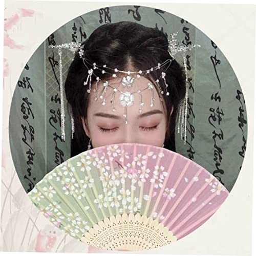 OSOLADY 2 Stück Antiker Faltbarer Chinesischer Tanzfächer Rosa Vintage Handfächer für Party Cosplay Dekoration und Langlebig und Gestaltet OSOLADY 2 Stück Antiker Faltbarer Chinesischer Tanzfächer Rosa Vintage Handfächer für Party Cosplay Dekoration und Langlebig und Gestaltet von OSOLADY