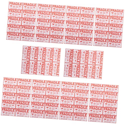 OSOLADY 20 Blatt Selbstklebende Rote Fragile Sticker Versandaufkleber für Zerbrechliche Pakete Flexible Langlebige Warnetiketten für Versand und Verpackung Leicht Anzubringen OSOLADY 20 Blatt Selbstklebende Rote Fragile Sticker Versandaufkleber für Zerbrechliche Pakete Flexible Langlebige Warnetiketten für Versand und Verpackung Leicht Anzubringen von OSOLADY