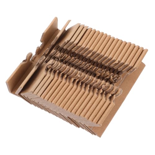 OSOLADY 20 Stück Teiliges Papier Eckschutz mit Verschluss Robuster Kantenschutz für Verpackungen Kartons Möbel und Türpaneele Stoßfest und Vielseitig Einsetzbar von OSOLADY
