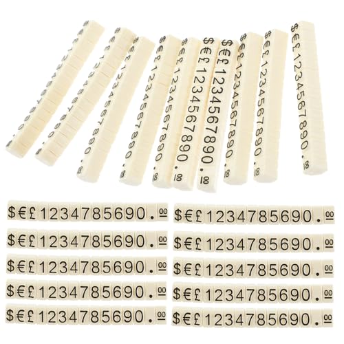 OSOLADY 20 Stück Teiliges Preisschild Verstellbare Preiswürfel aus Leichtem Aluminiumlegierung Flexibler Etikettenhalter für Schmuck Einzelhandel Einkaufszentrum Vielseitiger OSOLADY 20 Stück Teiliges Preisschild Verstellbare Preiswürfel aus Leichtem Aluminiumlegierung Flexibler Etikettenhalter für Schmuck Einzelhandel Einkaufszentrum Vielseitiger von OSOLADY
