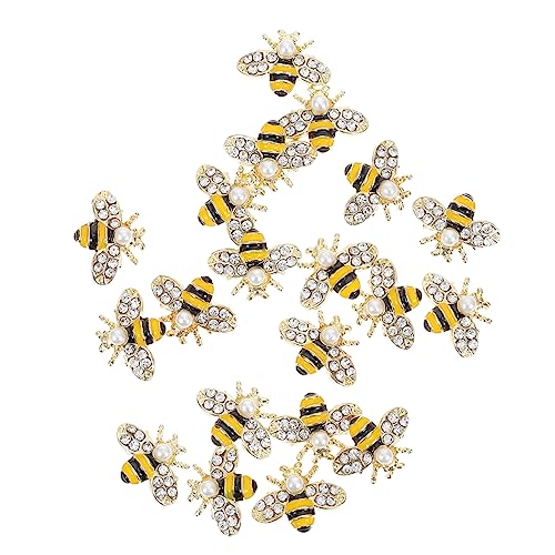 OSOLADY 20Stücke Bienen Nagelcharms Kreative DIY Maniküre Dekoration Metallische Nagel Deko für Einzigartige Nail Art für Professionelle und Private Anwendungen OSOLADY 20Stücke Bienen Nagelcharms Kreative DIY Maniküre Dekoration Metallische Nagel Deko für Einzigartige Nail Art für Professionelle und Private Anwendungen von OSOLADY