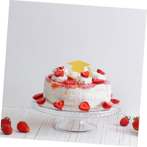 OSOLADY 24 Stück Teiliges Graduation Cupcake Toppers Goldfarben Abschlusskappen Kuchenstecker Dekorative Party Picks für Abschlussfeiern Einfache Anwendung Festliche Kuchen und Dessertdeko OSOLADY 24 Stück Teiliges Graduation Cupcake Toppers Goldfarben Abschlusskappen Kuchenstecker Dekorative Party Picks für Abschlussfeiern Einfache Anwendung Festliche Kuchen und Dessertdeko von OSOLADY