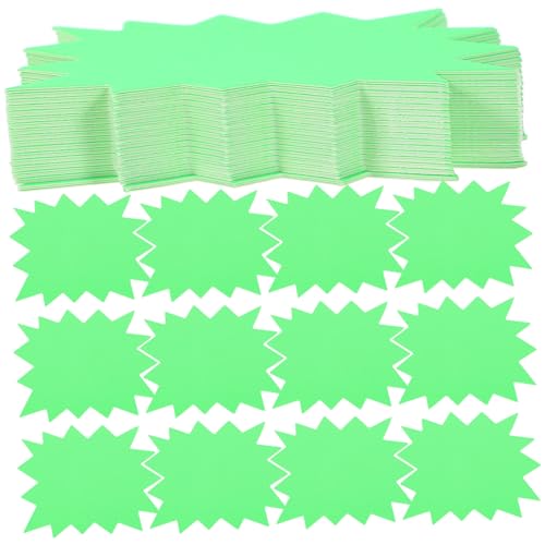OSOLADY 250 Stck. Fluoreszierende Preisetiketten Blanko Preisaufkleber für Einzelhandel Preisschilder für Verkaufsaktionen Produktkennzeichnung von OSOLADY