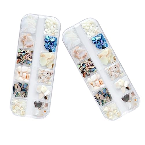 OSOLADY 2Sätze Nagelzubehör aus Natürlichen Muschelschalen Hochglänzendes DIY Nageldekor für Kreative Nagelkunst für und Maniküre Enthusiasten OSOLADY 2Sätze Nagelzubehör aus Natürlichen Muschelschalen Hochglänzendes DIY Nageldekor für Kreative Nagelkunst für und Maniküre Enthusiasten von OSOLADY