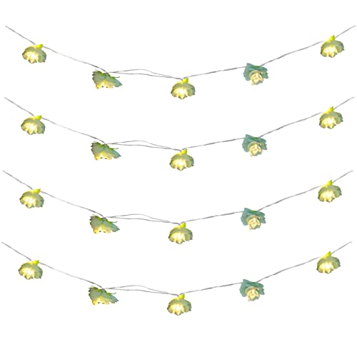 OSOLADY 3M Bunte Blüten Lichterkette mit Leds Batteriebetriebene Feenlichter für Innen und Außendekoration für Garten Party Valentinstag und Feiertage OSOLADY 3M Bunte Blüten Lichterkette mit Leds Batteriebetriebene Feenlichter für Innen und Außendekoration für Garten Party Valentinstag und Feiertage von OSOLADY