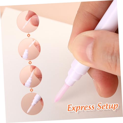 OSOLADY 50 Stück Teiliges Acrylmarker Ersatzspitzen Langlebige Nylon Marker Nibs Austauschbare Malstiftspitzen für Präzises Nachfüllen Installieren für Künstler und Bastler von OSOLADY