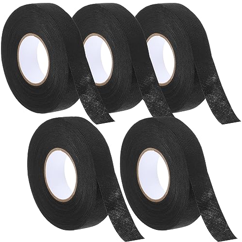 OSOLADY 5Rollen Hochtemperaturbeständiges Klebeband für Kabelbäume Stoffisolierband für Elektrische Verkabelung im Auto Selbstklebend Geräuschdämpfend Robust OSOLADY 5Rollen Hochtemperaturbeständiges Klebeband für Kabelbäume Stoffisolierband für Elektrische Verkabelung im Auto Selbstklebend Geräuschdämpfend Robust von OSOLADY