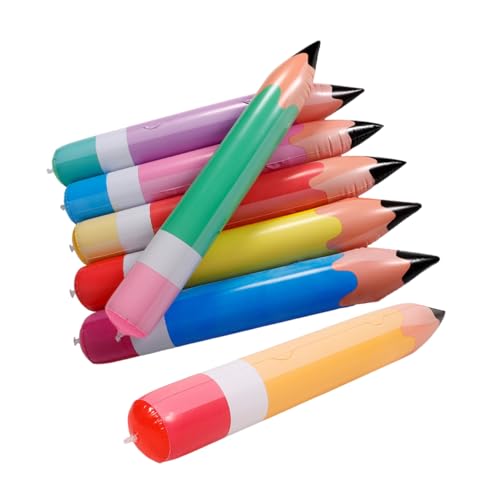 OSOLADY 7 Stück Teiliges Aufblasbarer PVC Bleistifte Große Bunte Schul Deko Leicht Sicher Einfach Aufzuhängen für Klassenzimmer und Schulanfang Farben Auffällige Jumbo Props OSOLADY 7 Stück Teiliges Aufblasbarer PVC Bleistifte Große Bunte Schul Deko Leicht Sicher Einfach Aufzuhängen für Klassenzimmer und Schulanfang Farben Auffällige Jumbo Props von OSOLADY