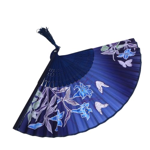 OSOLADY Faltbarer Handfächer aus Chinesischer Stil Eleganter Blumenfächer mit Quaste für Hochzeiten Partys Dekoratives Accessoire für Zuhause OSOLADY Faltbarer Handfächer aus Chinesischer Stil Eleganter Blumenfächer mit Quaste für Hochzeiten Partys Dekoratives Accessoire für Zuhause von OSOLADY