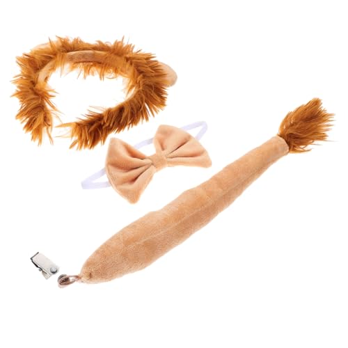 OSOLADY Kostüm Stirnband mit Abnehmbarem und Fliege Tierkostüm Zubehör für Halloween Party Karneval Geburtstag und Cosplay von OSOLADY
