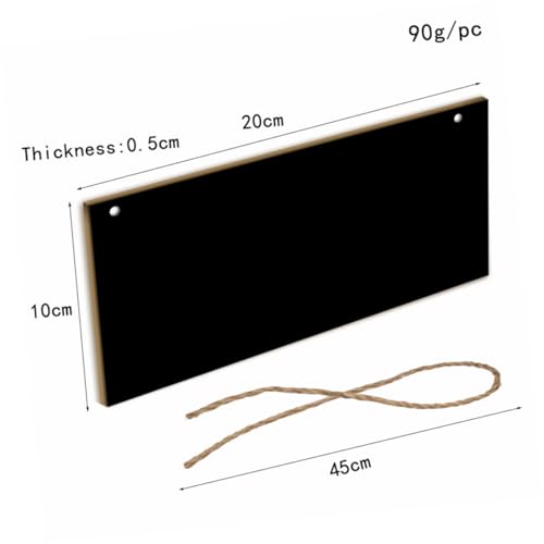 OSOLADY Kreative Holztafel mit Juteseil zum Hängen Handliches DIY Wanddekorationsschild für Zuhause Leichtes Holzbrett mit Muster Vielseitiges Hängendes Willkommensschild für Wand Tür von OSOLADY