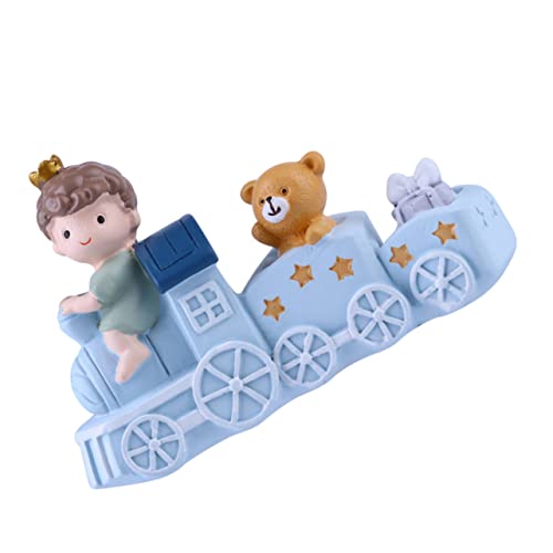 OSOLADY Kreative Kuchendekoration mit Cartoon Zug Niedlicher Zug Cake Topper für Kinderzimmer Langlebig und Sicher für Desserts und Tischdeko OSOLADY Kreative Kuchendekoration mit Cartoon Zug Niedlicher Zug Cake Topper für Kinderzimmer Langlebig und Sicher für Desserts und Tischdeko von OSOLADY