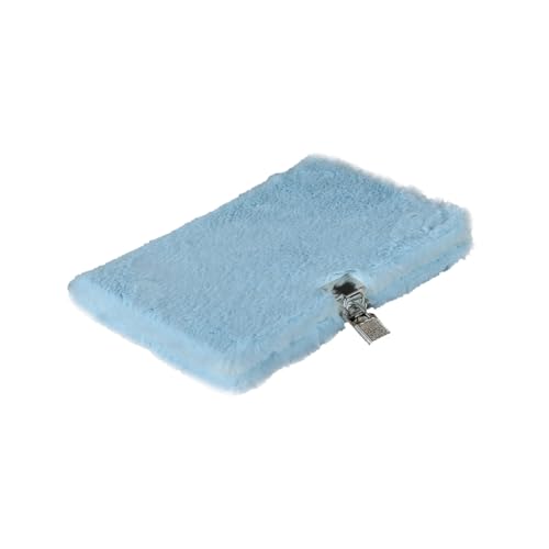 OSOLADY Plüsch Notizbuch mit Schloss Kuscheliges Schüler Tagebuch Liniertes Schreibbuch Kreativer Organizer für Mädchen Himmelblaues Hardcover Sicherer Tagebuchplaner OSOLADY Plüsch Notizbuch mit Schloss Kuscheliges Schüler Tagebuch Liniertes Schreibbuch Kreativer Organizer für Mädchen Himmelblaues Hardcover Sicherer Tagebuchplaner von OSOLADY