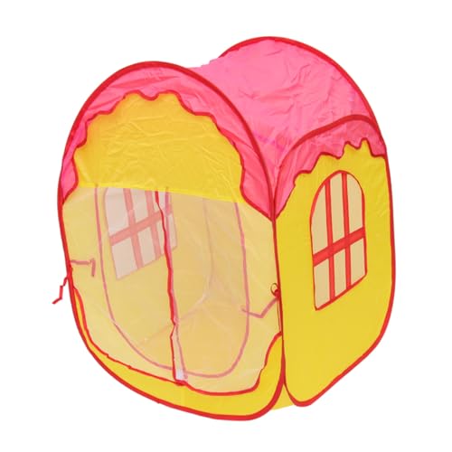 OSOLADY Spielzelt Haus Faltbar mit Ozeanbällen Tragbares Indoor Zelt für Jahre Mädchen Kinderfreundlich Pflegeleicht Kreatives Spielhaus von OSOLADY