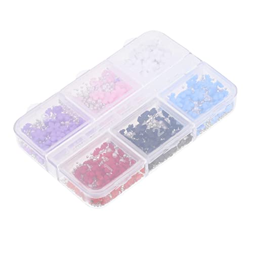 OSOLADY Teilige Blumennagel Charms Box mit Bunten Resin Dekoren für Kreative Nagelkunst für DIY Maniküre und Bastelprojekte für Besondere Anlässe OSOLADY Teilige Blumennagel Charms Box mit Bunten Resin Dekoren für Kreative Nagelkunst für DIY Maniküre und Bastelprojekte für Besondere Anlässe von OSOLADY