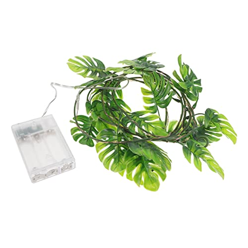 OSOLADY Vine String Light LED mit Künstlichen Monstera Blättern Kupferdraht Lichterkette für Hochzeiten Geburtstagsfeiern Weihnachtsdeko und Gartenarrangements OSOLADY Vine String Light LED mit Künstlichen Monstera Blättern Kupferdraht Lichterkette für Hochzeiten Geburtstagsfeiern Weihnachtsdeko und Gartenarrangements von OSOLADY