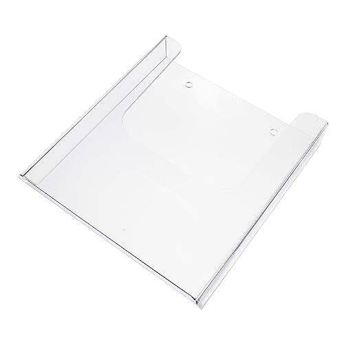 OSOLADY Wandmontierter Prospekthalter Transparent Wandregal für Flyer Zeitschriften und Dokumente Großer Kapazitäts Organizer für Büro und Zuhause Platzsparend und Übersichtlich von OSOLADY