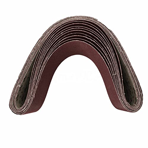 P40-P1000 Schleifpapier Schleifbänder für Bandschleifer Schleifwerkzeug Holz Weichmetall Polieren, 1000,610X100MM von OTANA
