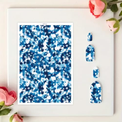 12 Stück blaue Kristall-Ton-Transferpapier für Bastelarbeiten, Liebes-Design, magisches Wasser, Polymer-Ton, Transferpapier für Polymer-Ton, Ohrringe, Schmuckherstellung 12 Stück blaue Kristall-Ton-Transferpapier für Bastelarbeiten, Liebes-Design, magisches Wasser, Polymer-Ton, Transferpapier für Polymer-Ton, Ohrringe, Schmuckherstellung von OTCRAFT