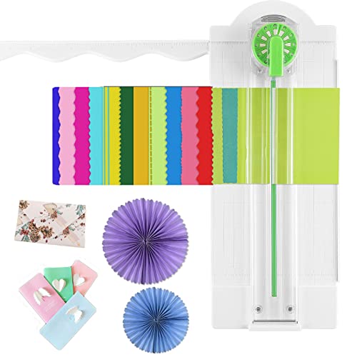 12-in-1 Papierschneider,Papier-Zifferblattschneider,handgefertigter dekorativer Bordüre, Kartonschneider,dekorative Kanten,Schneidewerkzeug für Sammelalben, Karten,Fotoalbum,Büro,Schule,Zuhause 12-in-1 Papierschneider,Papier-Zifferblattschneider,handgefertigter dekorativer Bordüre, Kartonschneider,dekorative Kanten,Schneidewerkzeug für Sammelalben, Karten,Fotoalbum,Büro,Schule,Zuhause von OTCRAFT