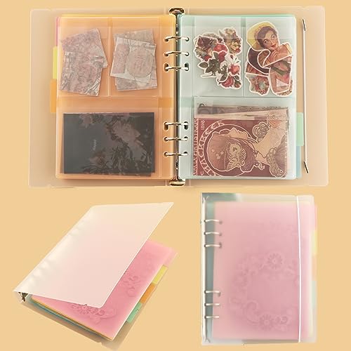 20 Seiten A5, 6 Ringe, transparente Stempelaufbewahrung, Prägeordner, Aufbewahrung mit Trennwänden Karten, Ordner, Aufbewahrungstasche für DIY, Scrapbooking, Kunsthandwerk, Sammeltaschen 20 Seiten A5, 6 Ringe, transparente Stempelaufbewahrung, Prägeordner, Aufbewahrung mit Trennwänden Karten, Ordner, Aufbewahrungstasche für DIY, Scrapbooking, Kunsthandwerk, Sammeltaschen von OTCRAFT