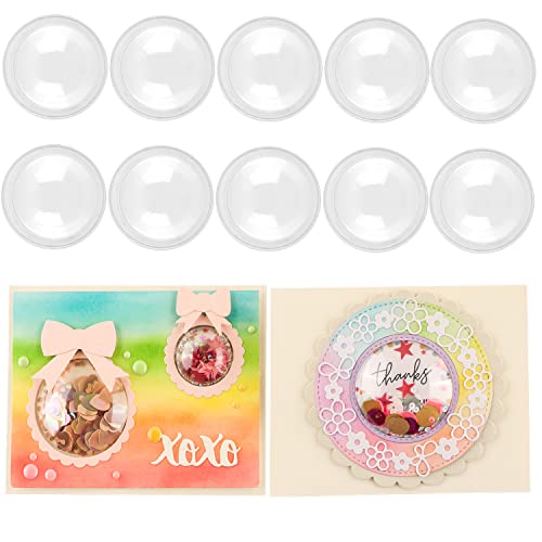 20 Stück Kreisstreuerkuppeln für Kartenherstellung, abziehbar, selbstklebend, kreisförmigKartenherstellung, Papier, Basteln, Shaker, Fenster, Blister, Puffy Shaker Abdeckungen, 0,6 cm Durchmesser 20 Stück Kreisstreuerkuppeln für Kartenherstellung, abziehbar, selbstklebend, kreisförmigKartenherstellung, Papier, Basteln, Shaker, Fenster, Blister, Puffy Shaker Abdeckungen, 0,6 cm Durchmesser von OTCRAFT