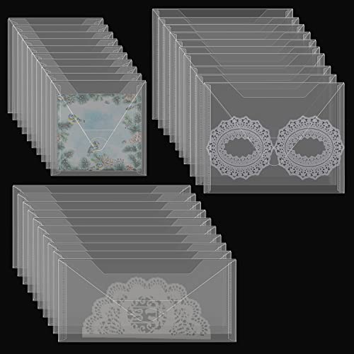 30 Stück Stempel und Stanzformen, transparente Kunststoffbeutel, Aufbewahrungsbehälter für Stanzformen, Schablonen, Album, Stempel, Basteln DIY, Scrapbooking, Papier, Karten, Basteln, Stanzformen von OTCRAFT