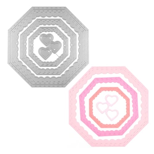 4 Stück/Set Kreise Hear Große Rahmenformen für Kartenherstellung, DIY, Scrapbooking, Prägeschablone, Metall-Stanzformen für Papierbasteln, Stanzschablone, Scrapbooking, Zubehör, Scrapbooking 4 Stück/Set Kreise Hear Große Rahmenformen für Kartenherstellung, DIY, Scrapbooking, Prägeschablone, Metall-Stanzformen für Papierbasteln, Stanzschablone, Scrapbooking, Zubehör, Scrapbooking von OTCRAFT