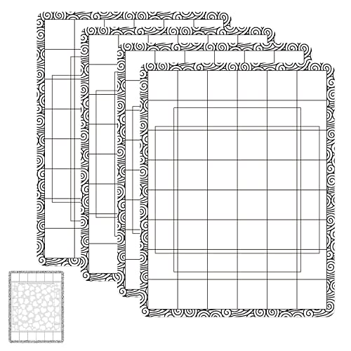 4 Stück Stick- und Stempelmatte, niedrige Stcik-Matte geringe Klebekraft; für DIY-Projekte, Papierkarten, Scrapbooking, um Projekte an Ort und Stelle zu halten, während die Tinte vermischt. 4 Stück Stick- und Stempelmatte, niedrige Stcik-Matte geringe Klebekraft; für DIY-Projekte, Papierkarten, Scrapbooking, um Projekte an Ort und Stelle zu halten, während die Tinte vermischt. von OTCRAFT