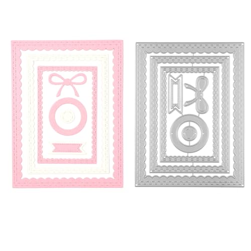 6 Stück/Set Rechteckige große Rahmenformen für Kartenherstellung, DIY, Scrapbooking, Prägeschablone, Metall-Stanzformen für Papierbasteln, Stanzschablone, Scrapbooking, Zubehör, Scrapbooking 6 Stück/Set Rechteckige große Rahmenformen für Kartenherstellung, DIY, Scrapbooking, Prägeschablone, Metall-Stanzformen für Papierbasteln, Stanzschablone, Scrapbooking, Zubehör, Scrapbooking von OTCRAFT
