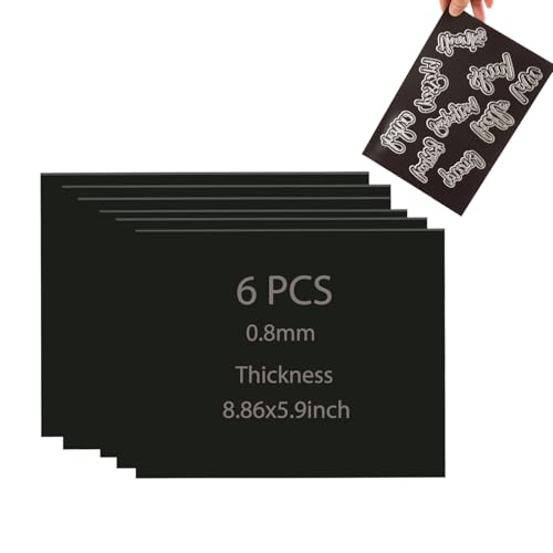 OTCRAFT 6 Stück 0,8 mm Dicke, doppelseitige, starke Magnetbögen, Metall-Stanzformen, Aufbewahrung, Organisieren, Basteln, Werkzeug, Scrapbooking, Kunst und Handwerk 22,5 x 15 cm OTCRAFT 6 Stück 0,8 mm Dicke, doppelseitige, starke Magnetbögen, Metall-Stanzformen, Aufbewahrung, Organisieren, Basteln, Werkzeug, Scrapbooking, Kunst und Handwerk 22,5 x 15 cm von OTCRAFT