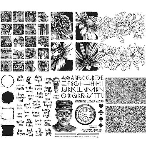 6 x transparente Gummistempel im Vintage-Stil, DIY, Scrapbooking, Stempel, Siegel, Silikonstempel, Basteln, Kartenherstellung, Kunstalbum, Dekoration, Geschenkpapierkarte 6 x transparente Gummistempel im Vintage-Stil, DIY, Scrapbooking, Stempel, Siegel, Silikonstempel, Basteln, Kartenherstellung, Kunstalbum, Dekoration, Geschenkpapierkarte von OTCRAFT