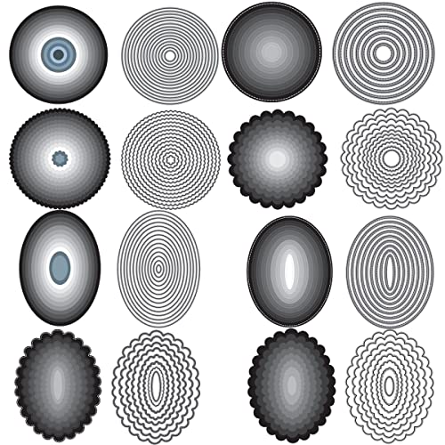 OTCRAFT 8 Stück/Sets Rahmen-Stanzformen für Kartenherstellung, Metall-Stanzformen für DIY, Scrapbooking, Kunsthandwerk, Schablone OTCRAFT 8 Stück/Sets Rahmen-Stanzformen für Kartenherstellung, Metall-Stanzformen für DIY, Scrapbooking, Kunsthandwerk, Schablone von OTCRAFT