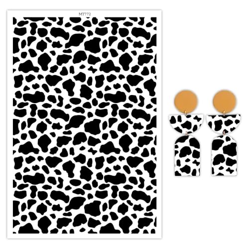 OTCRAFT 10 Blatt Ton-Transferpapier für Ohrringe und Polymer-Ton, Design-Wassertransferpapier für Polymerton, Schmuck, Halsketten, Anhänger, Bastelbedarf, Leopardenmuster, 14 x 10 cm OTCRAFT 10 Blatt Ton-Transferpapier für Ohrringe und Polymer-Ton, Design-Wassertransferpapier für Polymerton, Schmuck, Halsketten, Anhänger, Bastelbedarf, Leopardenmuster, 14 x 10 cm von OTCRAFT