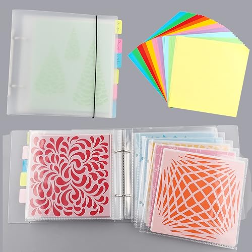 OTCRAFT 130 Seiten 1 Sets 15,2 x 15,2 cm Keksschablonen-Aufbewahrungsordner, Schablonen-Aufbewahrung, Ordner, Backschablonen-Organizer, Scrapbooking, Stanzformen, Schablonen-Aufbewahrung, OTCRAFT 130 Seiten 1 Sets 15,2 x 15,2 cm Keksschablonen-Aufbewahrungsordner, Schablonen-Aufbewahrung, Ordner, Backschablonen-Organizer, Scrapbooking, Stanzformen, Schablonen-Aufbewahrung, von OTCRAFT