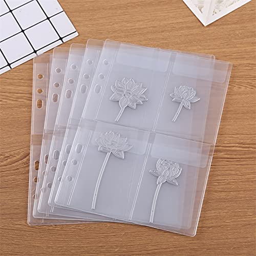 OTCRAFT 20 Stück A5 Kunststoff-Bindertaschen, 6 Löcher, wasserdichte PVC-Ordner, lose Blätter, zum Vergessen von losen Blättern, Planer, Einstecktaschen, für Fotos, Dokumente, Stanzformen, Rechnungen, OTCRAFT 20 Stück A5 Kunststoff-Bindertaschen, 6 Löcher, wasserdichte PVC-Ordner, lose Blätter, zum Vergessen von losen Blättern, Planer, Einstecktaschen, für Fotos, Dokumente, Stanzformen, Rechnungen, von OTCRAFT