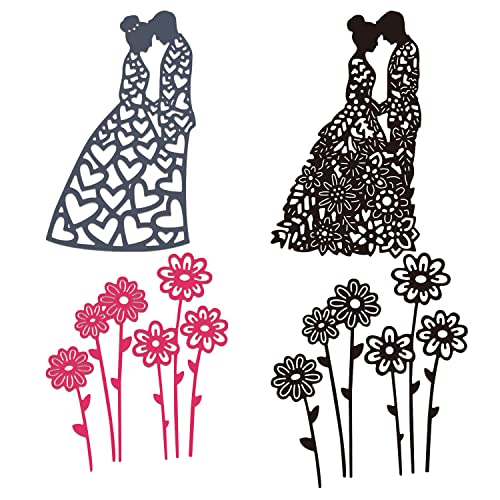 OTCRAFT 3 schöne Blumen Prinz und Prinzessin Metall-Stanzschablonen Clip Stanzformen Schablonen für DIY Scrapbooking dekorative Prägung Papier Scrapbooking Hochzeit Kartenherstellung OTCRAFT 3 schöne Blumen Prinz und Prinzessin Metall-Stanzschablonen Clip Stanzformen Schablonen für DIY Scrapbooking dekorative Prägung Papier Scrapbooking Hochzeit Kartenherstellung von OTCRAFT