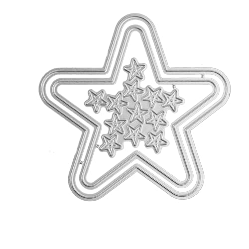 OTCRAFT 5 Stück/Set Sterne, Stanzformen für Papierbasteln, Kunst, Metall-Stanzformen für Bastelarbeiten, Scrapbooking, Papierkarten, Schablonen, Handarbeit, Scrapbook OTCRAFT 5 Stück/Set Sterne, Stanzformen für Papierbasteln, Kunst, Metall-Stanzformen für Bastelarbeiten, Scrapbooking, Papierkarten, Schablonen, Handarbeit, Scrapbook von OTCRAFT