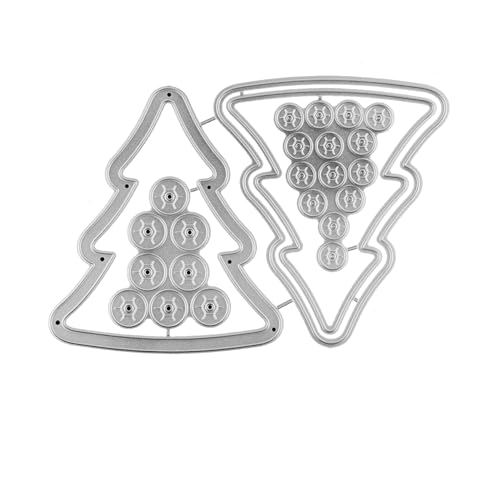 OTCRAFT 5 Stück/Set Weihnachtsbaum-Stanzformen für Papierbasteln, Kunst, Metall-Stanzformen für Bastelarbeiten, Scrapbooking, Papierkarten, Schablonen, Handarbeit, Scrapbook OTCRAFT 5 Stück/Set Weihnachtsbaum-Stanzformen für Papierbasteln, Kunst, Metall-Stanzformen für Bastelarbeiten, Scrapbooking, Papierkarten, Schablonen, Handarbeit, Scrapbook von OTCRAFT