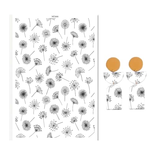 OTCRAFT Löwenzahn-Transferpapier für Polymerton, Transferpapier für Polymerton, Druckpapier, 14 x 9 cm, 10 Blatt OTCRAFT Löwenzahn-Transferpapier für Polymerton, Transferpapier für Polymerton, Druckpapier, 14 x 9 cm, 10 Blatt von OTCRAFT