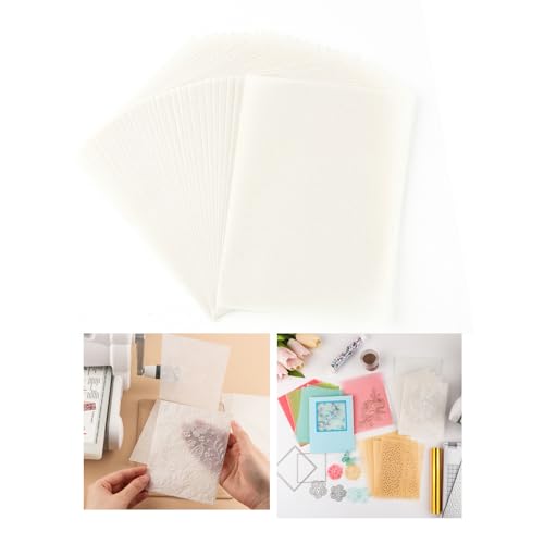 OTCRAFT Pergamentpapier, durchscheinend, matt, glatt, bedruckbar, Pergamentpapier für selbstgemachte Einladungen, Grußkarten, Karten-Overlays, Zeichnungen, Umschläge, 60 Blatt/Set, Hellsilber, 10,8 x OTCRAFT Pergamentpapier, durchscheinend, matt, glatt, bedruckbar, Pergamentpapier für selbstgemachte Einladungen, Grußkarten, Karten-Overlays, Zeichnungen, Umschläge, 60 Blatt/Set, Hellsilber, 10,8 x von OTCRAFT
