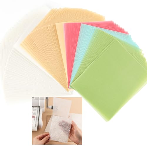 OTCRAFT Pergamentpapier, matt, glatt, bedruckbar, Pergamentpapier für selbstgemachte Einladungen, Grußkarten, Karten-Overlays, Zeichnungen, Umschläge, 90 Blatt/Set, 10,8 x 14 cm, 100 g/m² OTCRAFT Pergamentpapier, matt, glatt, bedruckbar, Pergamentpapier für selbstgemachte Einladungen, Grußkarten, Karten-Overlays, Zeichnungen, Umschläge, 90 Blatt/Set, 10,8 x 14 cm, 100 g/m² von OTCRAFT