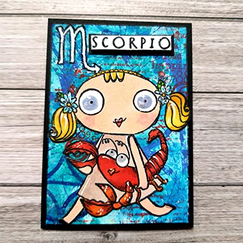 OTCRAFT Skorpion, intellige it,intuitiver, fantasievoller Stempel, transparenter Gummistempel, Siegel für DIY, Scrapbooking, Papier, Basteln, Kunstbedarf, Scrapbooking, Album-Dekoration OTCRAFT Skorpion, intellige it,intuitiver, fantasievoller Stempel, transparenter Gummistempel, Siegel für DIY, Scrapbooking, Papier, Basteln, Kunstbedarf, Scrapbooking, Album-Dekoration von OTCRAFT