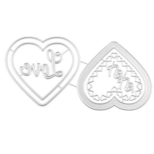 OTCRAFT Stanzschablonen-Set für Papierbastelarbeiten, Kunst, Metall-Stanzformen für Bastelarbeiten, Scrapbooking, Papierkarten, Schablonen, Handarbeit, Scrapbooking, 6 Stück von OTCRAFT