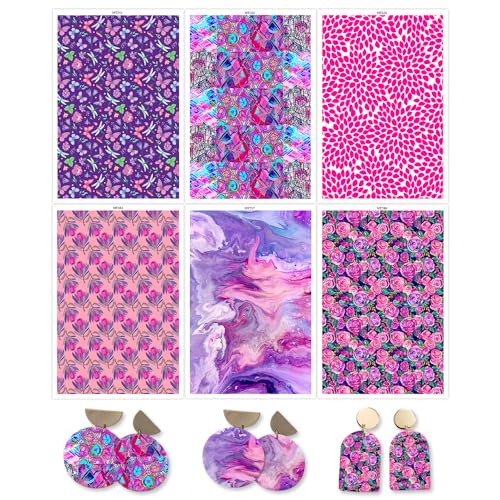 OTCRAFT Transferpapier für Bastelarbeiten, Libelle, Schmetterling, Polymer-Ton, Transferpapier für Modelliermasse, Schmuck, Ohrringe, 14 x 8 cm, 24 Blatt OTCRAFT Transferpapier für Bastelarbeiten, Libelle, Schmetterling, Polymer-Ton, Transferpapier für Modelliermasse, Schmuck, Ohrringe, 14 x 8 cm, 24 Blatt von OTCRAFT