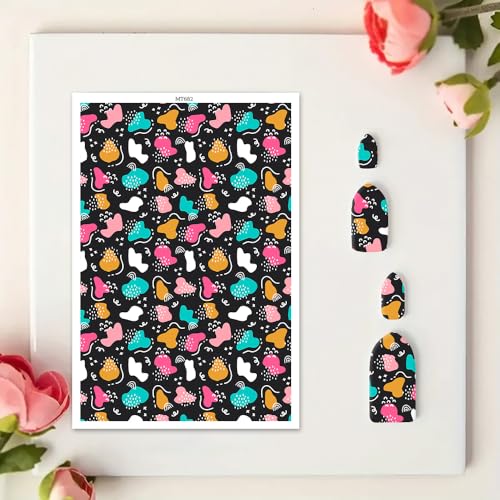 OTCRAFT Transferpapier für Polymer-Ton, buntes Marmormuster, Transferblätter aus Polymerton, Druck-Polymer-Ton, Transferpapier für Bastelarbeiten, Kunst, Schmuck, Ohrringe, 10 Stück OTCRAFT Transferpapier für Polymer-Ton, buntes Marmormuster, Transferblätter aus Polymerton, Druck-Polymer-Ton, Transferpapier für Bastelarbeiten, Kunst, Schmuck, Ohrringe, 10 Stück von OTCRAFT
