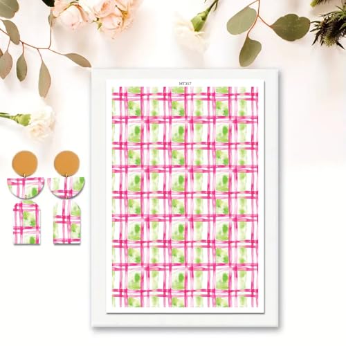 OTCRAFT Transferpapier für Polymerton, 10 Blatt, quadratisch, 14 x 8 cm, Transferpapier für Bastelarbeiten, Schmuck, Ohrringe, 10 Blatt OTCRAFT Transferpapier für Polymerton, 10 Blatt, quadratisch, 14 x 8 cm, Transferpapier für Bastelarbeiten, Schmuck, Ohrringe, 10 Blatt von OTCRAFT