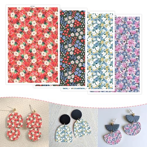 OTCRAFT Transferpapier für Polymerton, 4 verschiedene Farbverläufe, Transferblätter aus Polymerton, Druck-Polymer-Ton, Transferpapier für Bastelarbeiten, Kunst, Schmuck, Ohrringe, 14 x 8 cm, 24 Stück OTCRAFT Transferpapier für Polymerton, 4 verschiedene Farbverläufe, Transferblätter aus Polymerton, Druck-Polymer-Ton, Transferpapier für Bastelarbeiten, Kunst, Schmuck, Ohrringe, 14 x 8 cm, 24 Stück von OTCRAFT